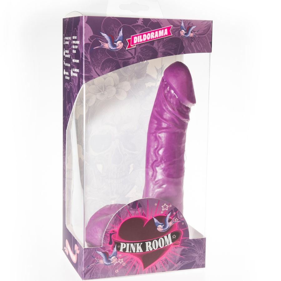 PINK ROOM - EBAN LILAC REALISTIC DILDO 19 CM