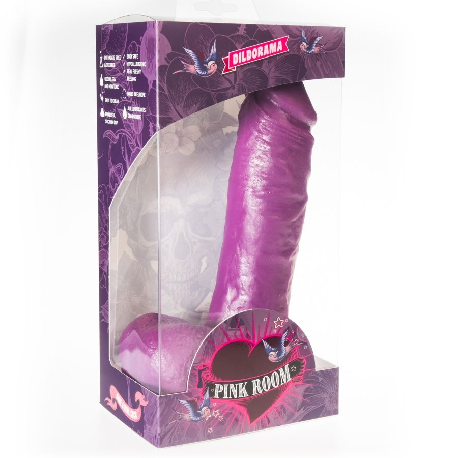 PINK ROOM - ANTON REALISTIC LILAC DILDO 21.5 CM