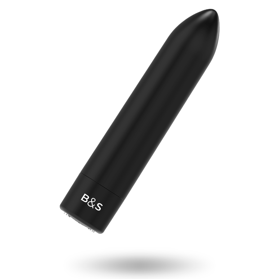 BLACK&amp;SILVER - KERNEX 2 BLACK VIBRATING MAGNETIC BULLET