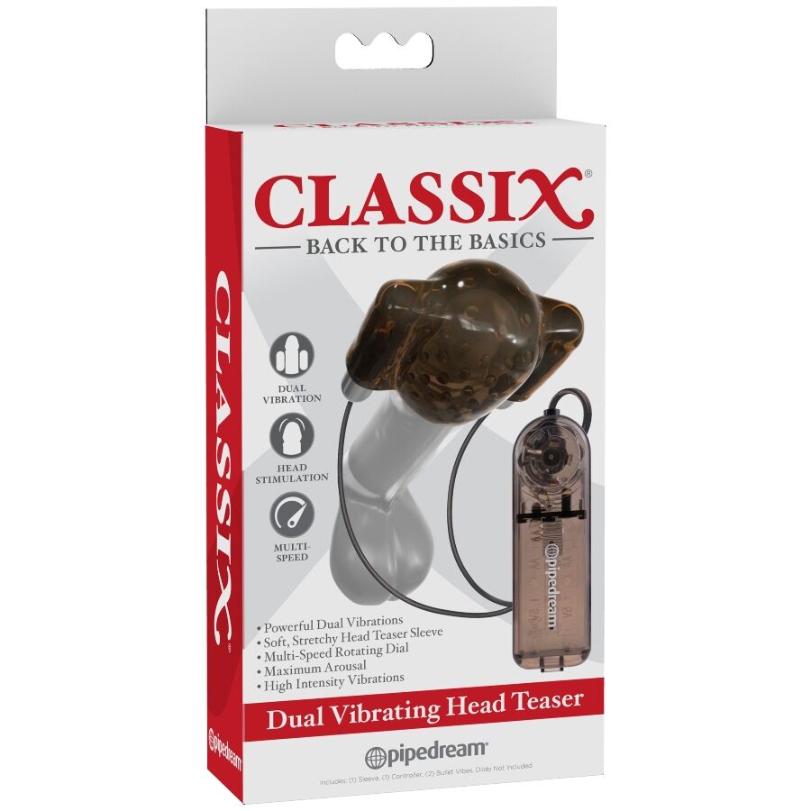 CLASSIX - ESTIMULADOR DOBLE CON VIBRACION