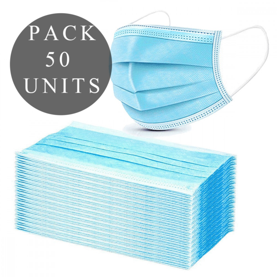 DREAMLOVE - 3-LAYER HYGIENIC MASKS COVID-19- 50 UNITS