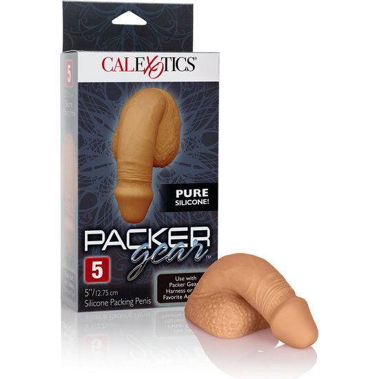 CALEXOTICS - PENIS PACKING SILICONE PENIS 12.75CM CARAMEL