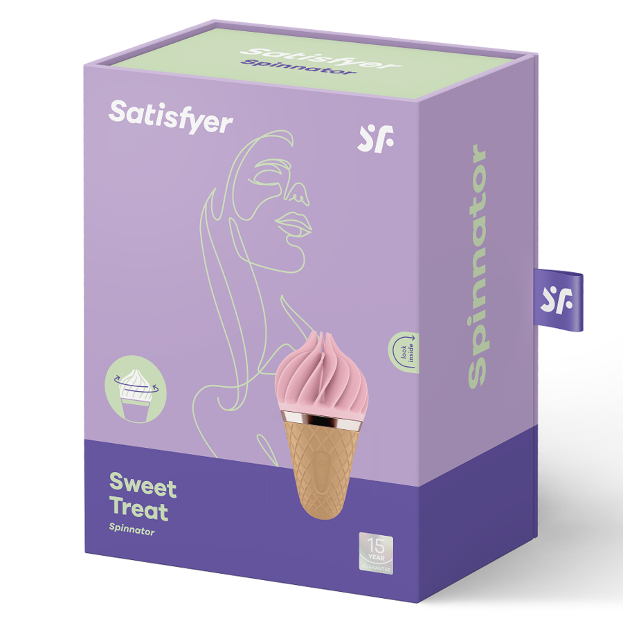 SATISFYER - SWEET TREAT SPINNATOR BROWN &amp; PINK