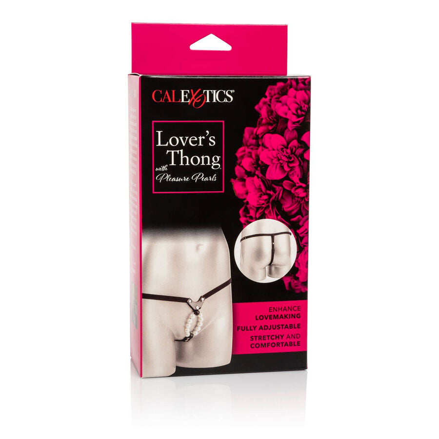 CALEXOTICS - LOVERS TANGA CON PERLAS DE PLACER