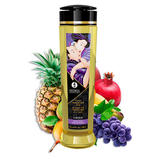 SHUNGA - LIBIDO EROTIC MASSAGE OIL 240 ML