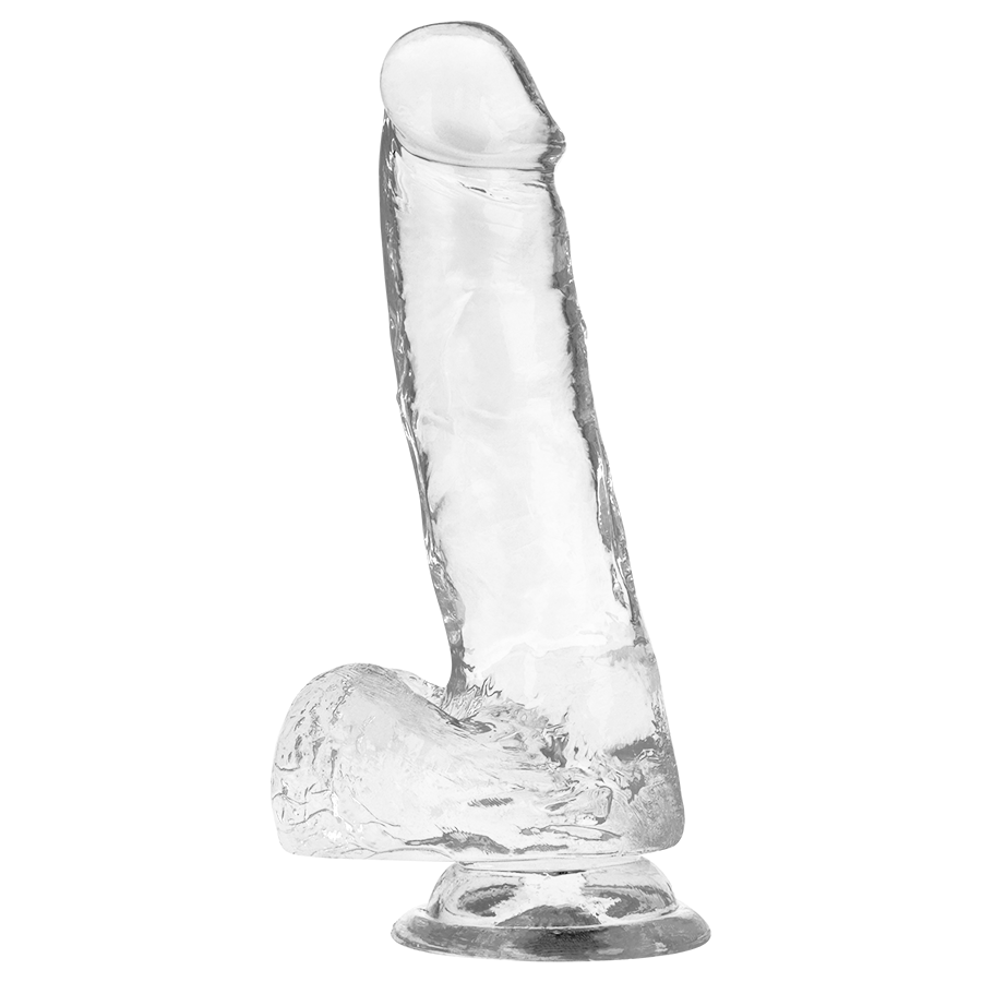 X RAY - CLEAR TRANSPARENT REALISTIC DILDO 18.5 CM -O- 3.8 CM