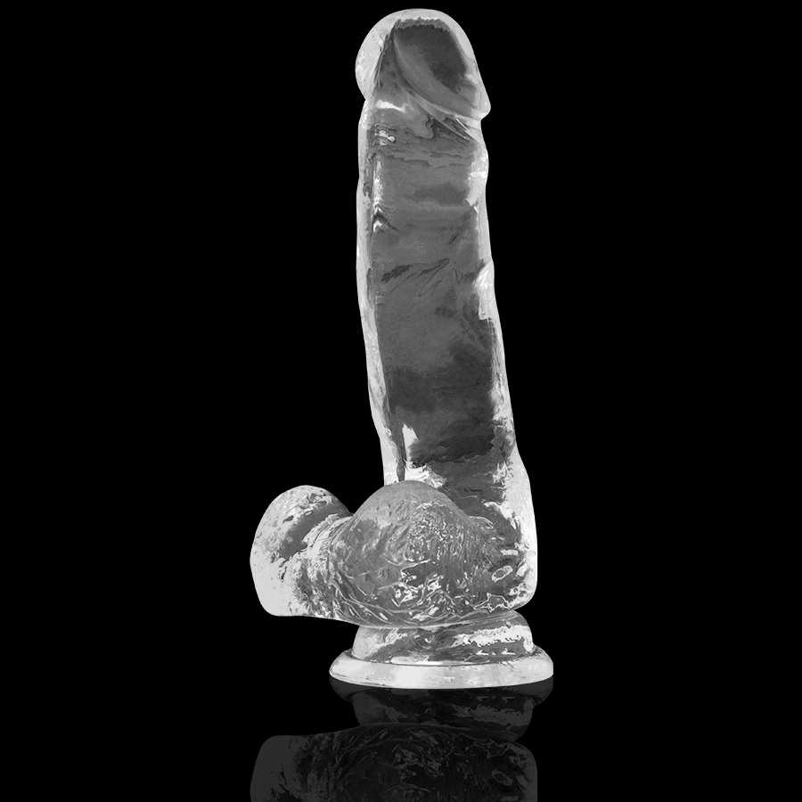 X RAY - CLEAR DILDO REALISTA TRANSPARENTE 18.5 CM -O- 3.8 CM