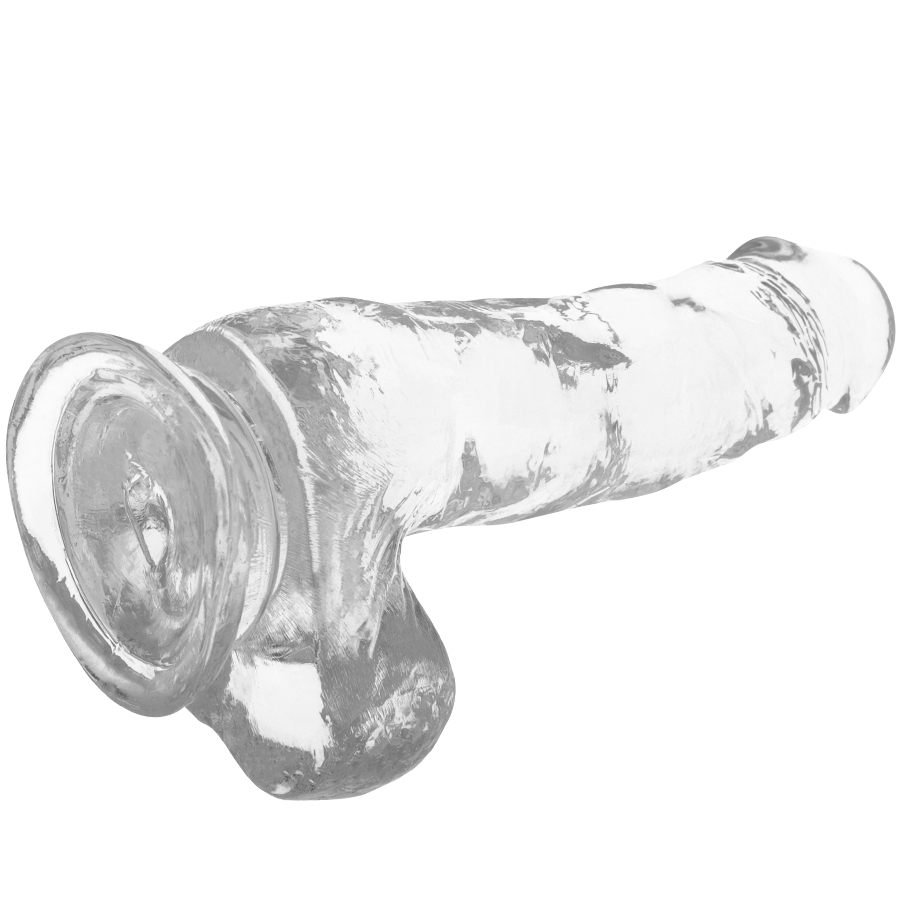 X RAY - CLEAR DILDO REALISTA TRANSPARENTE 18.5 CM -O- 3.8 CM