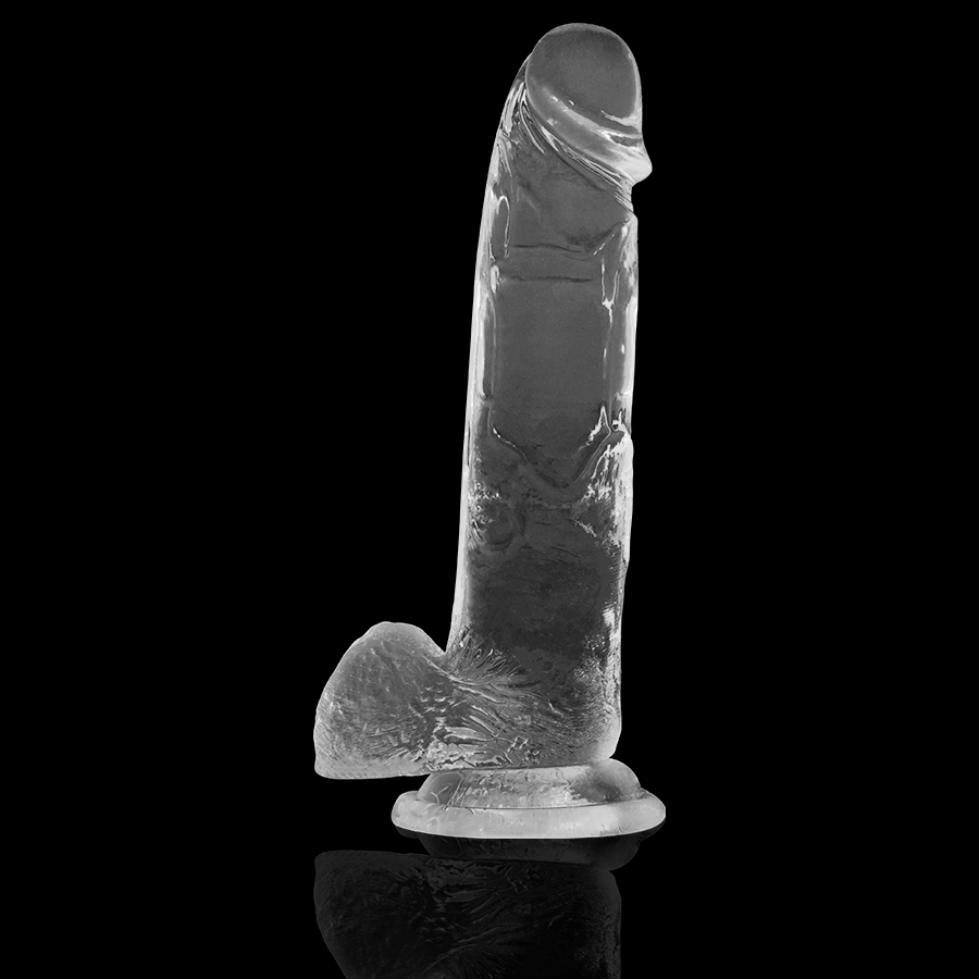 X RAY - CLEAR TRANSPARENT REALISTIC DILDO 22 CM -O- 4.6 CM