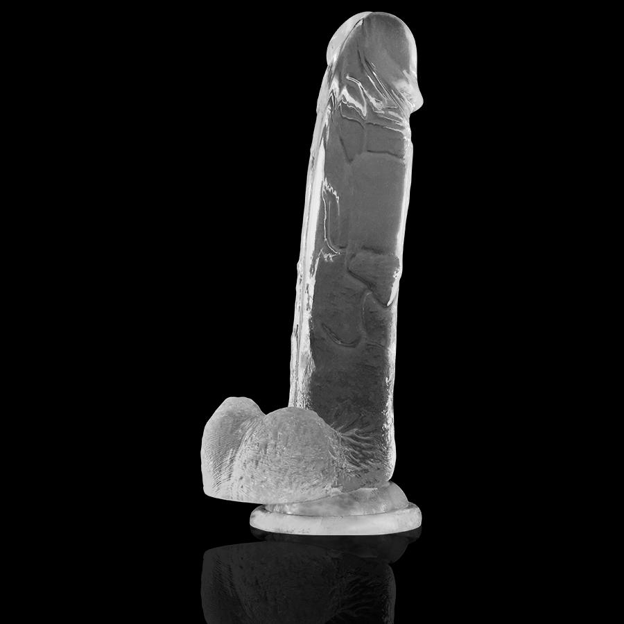 X RAY - CLEAR TRANSPARENT REALISTIC DILDO 22 CM -O- 4.6 CM