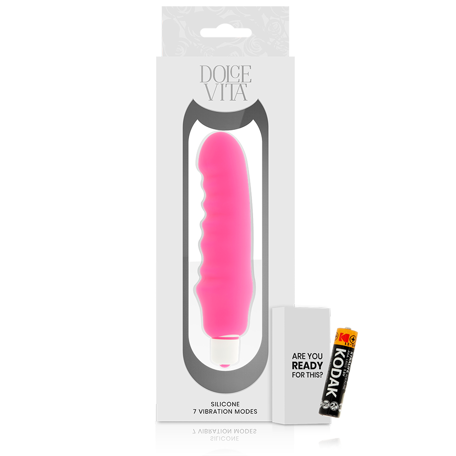 DOLCE VITA - GENIUS PINK SILICONE VIBRATOR