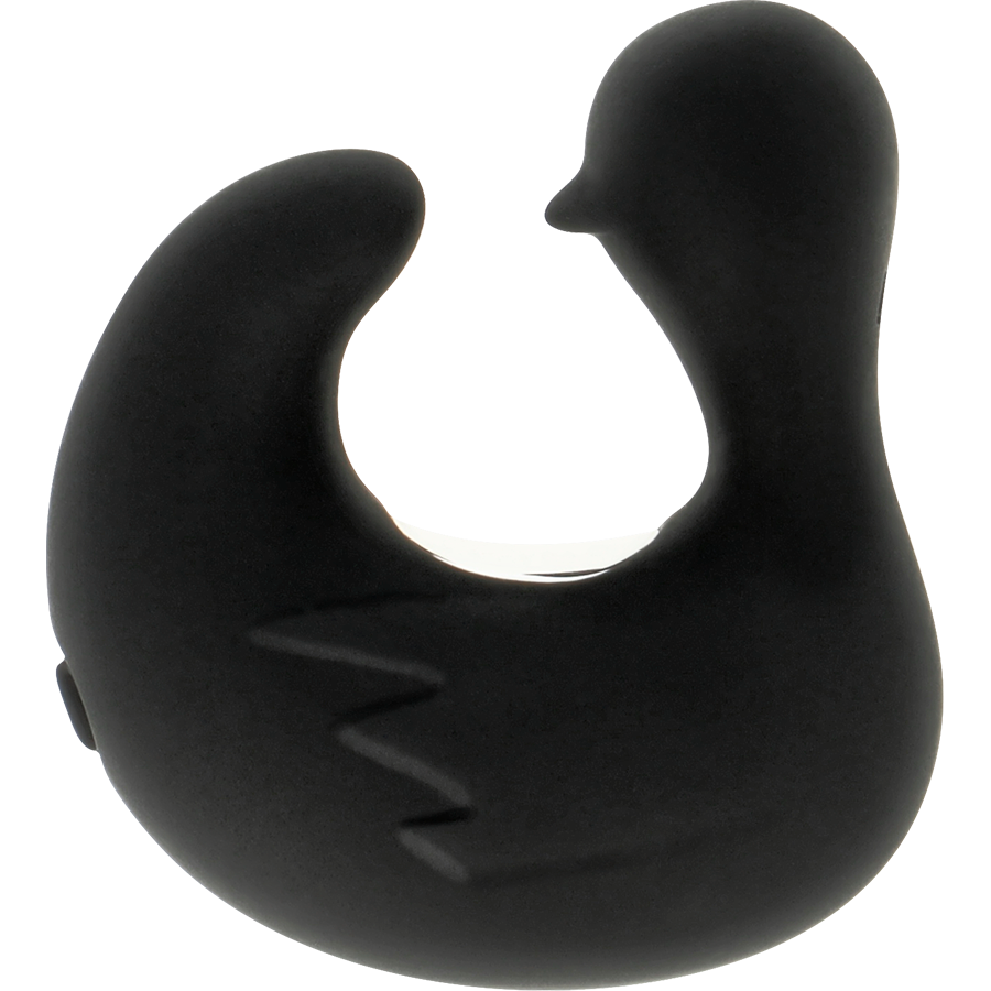 BLACK&amp;SILVER - DUCKYMANIA RECHARGEABLE SILICONE STIMULATING DUCK THIMBLE