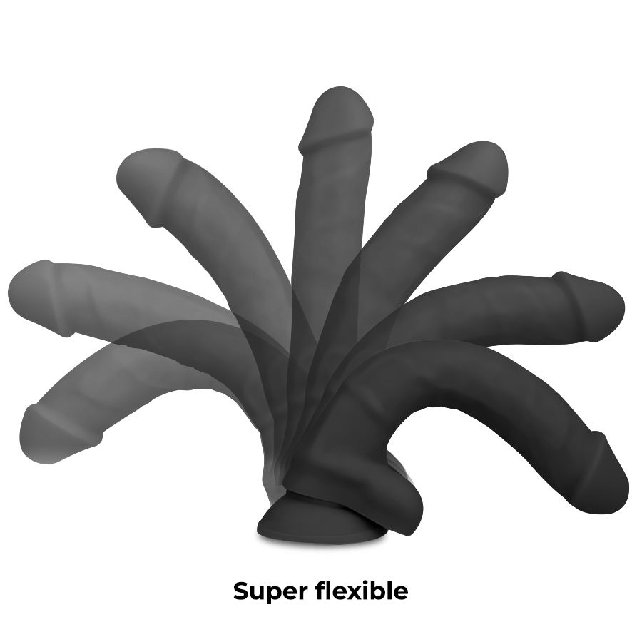 COCK MILLER - JOINTABLE DENSITY COCKSIL SILICONE BLACK 13 CM