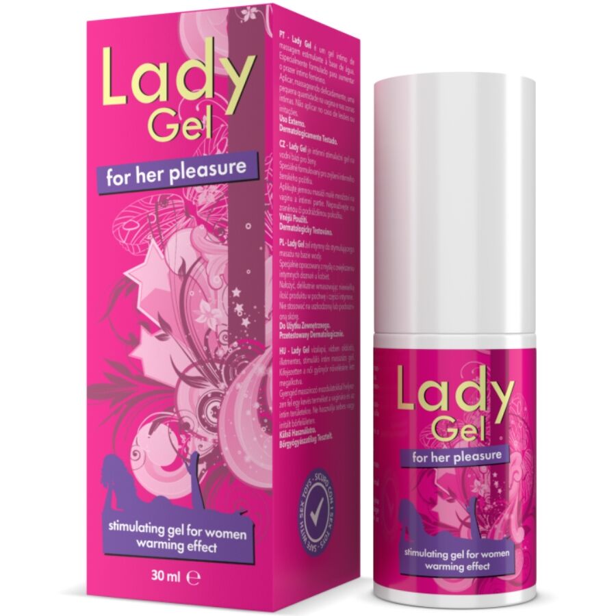 INTIMATELINE - LADY GEL FOR GER PLEASURE STIMULATING GEL HEAT EFFECT FOR HER 30 ML