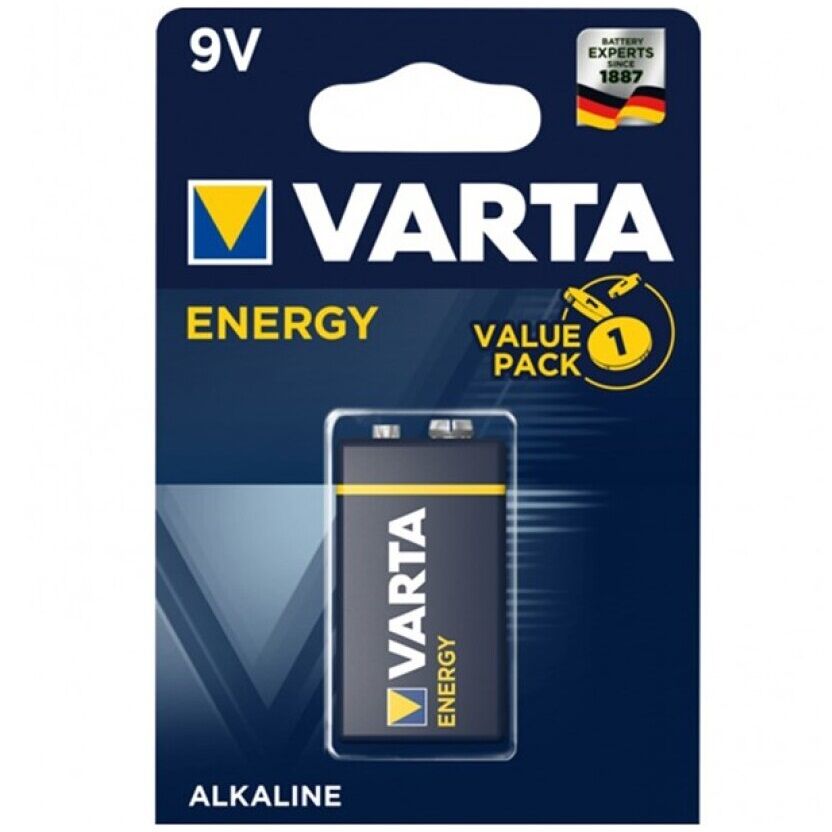 VARTA - ENERGY ALKALINE BATTERY 9V LR61 BLISTER*1