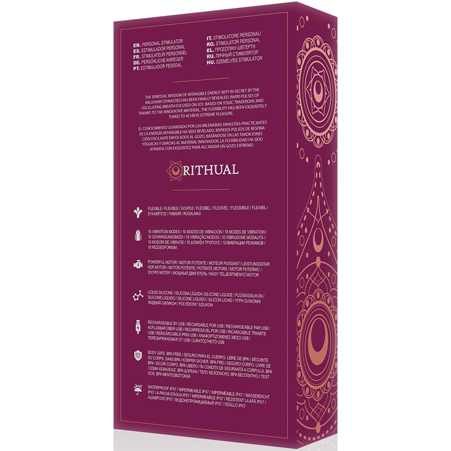 RITHUAL - KRIYA RECHARGEABLE G-POINT STIMULATOR ORCHID