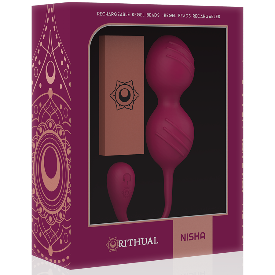 RITHUAL - NISHA ORCHID RECHARGEABLE VIBRATING KEGEL BALLS