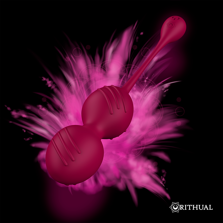 RITHUAL - NISHA ORCHID RECHARGEABLE VIBRATING KEGEL BALLS