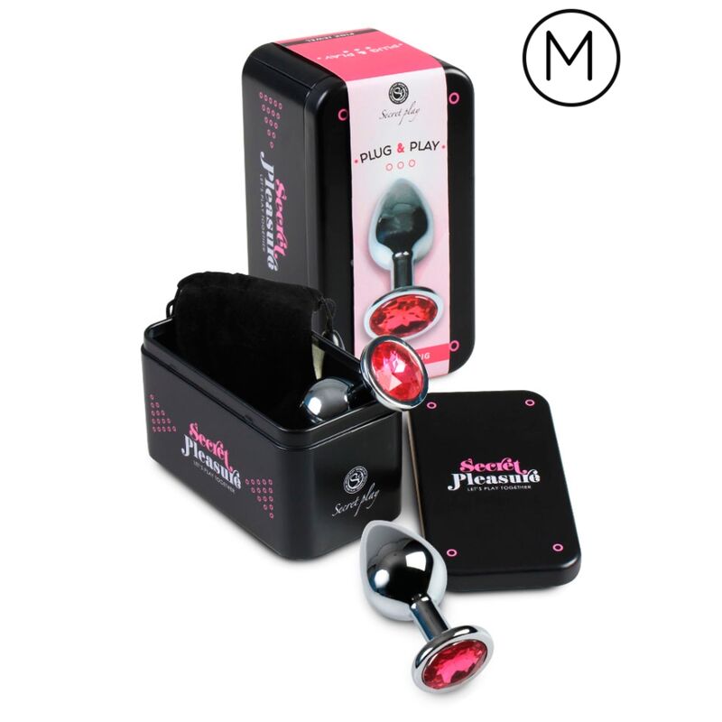 SECRETPLAY - FUCHSIA ANAL PLUG 8CM