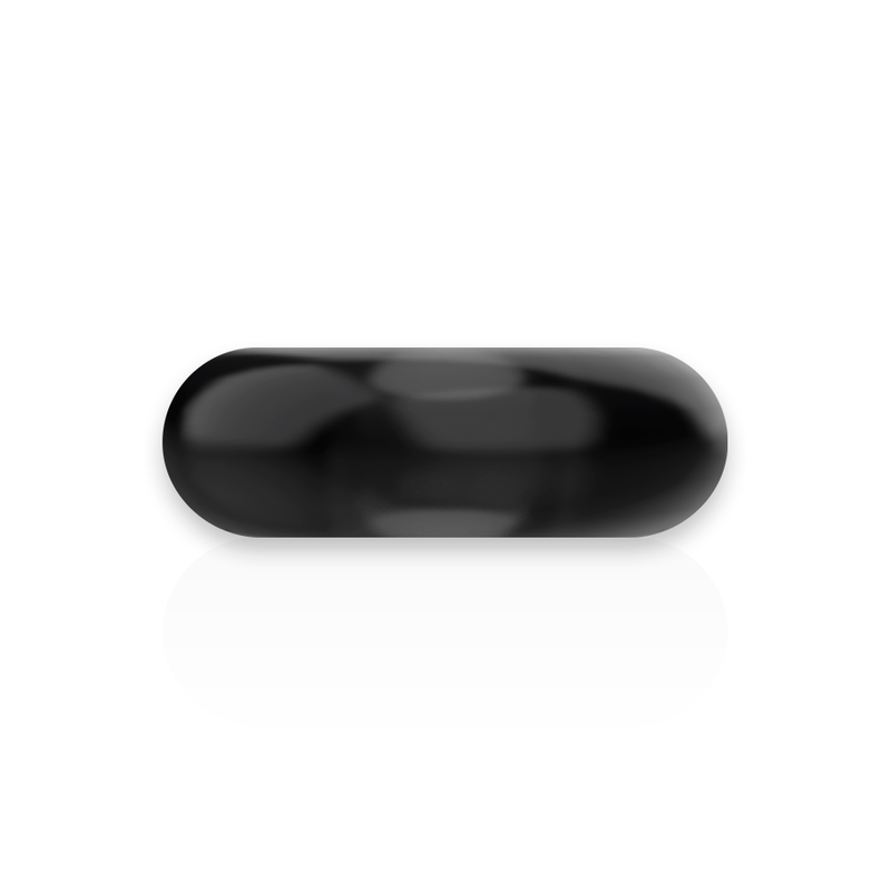 POWERING - SUPER FLEXIBLE Y RESISTENTE ANILLO PENE  3.5CM NEGRO