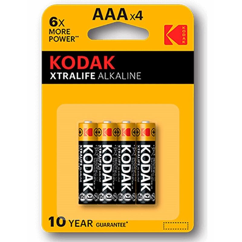 KODAK - XTRALIFE AAA ALKALINE BATTERY LR03 BLISTER*4