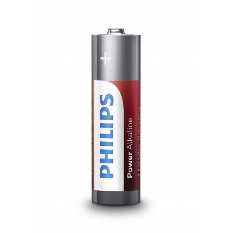 PHILIPS - POWER ALKALINE AA BATTERY LR6 BLISTER*4