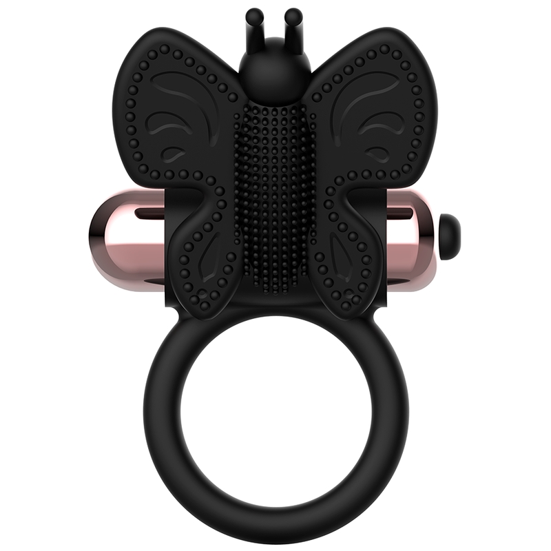 COQUETTE CHIC DESIRE - COCK RING BUTTERFLY VIBRATOR RING BLACK / GOLD