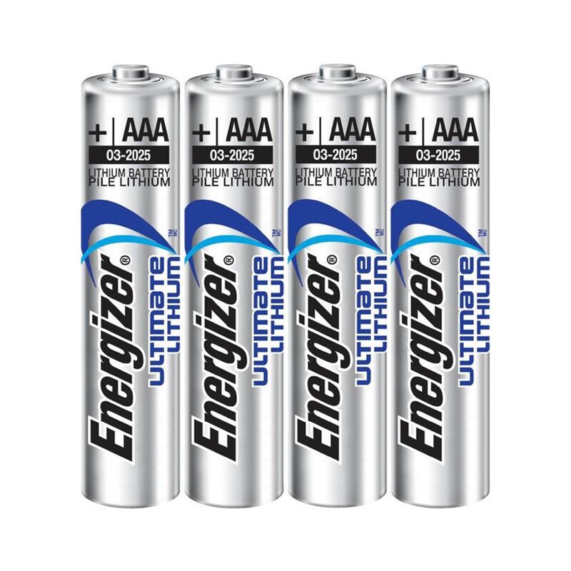 ENERGIZER - ULTIMATE LITHIUM AAA LITHIUM BATTERY L92 LR03 1.5V BLISTER*4