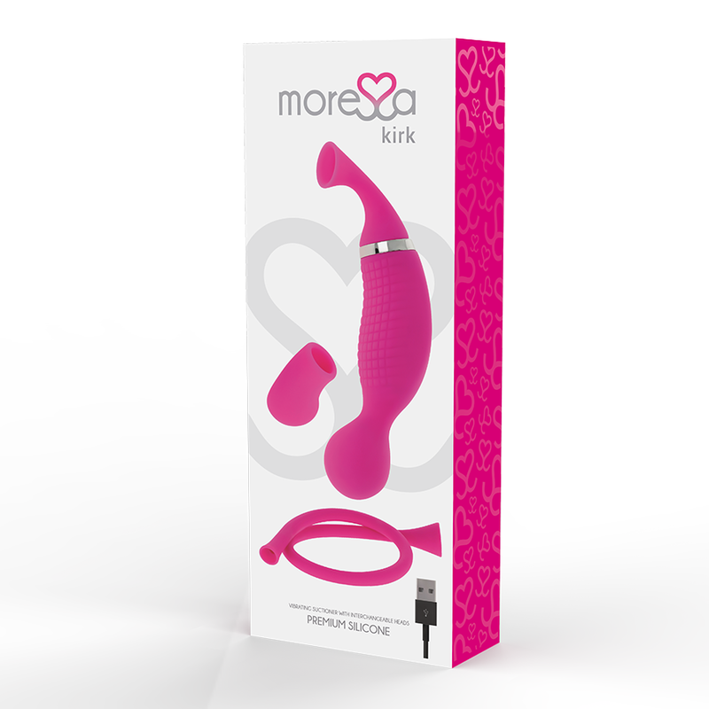 MORESSA - KIRK DUO SUCTION + MULTI-PERFORMANCE MASSAGER PREMIUM SILICONE RECHARGEABLE