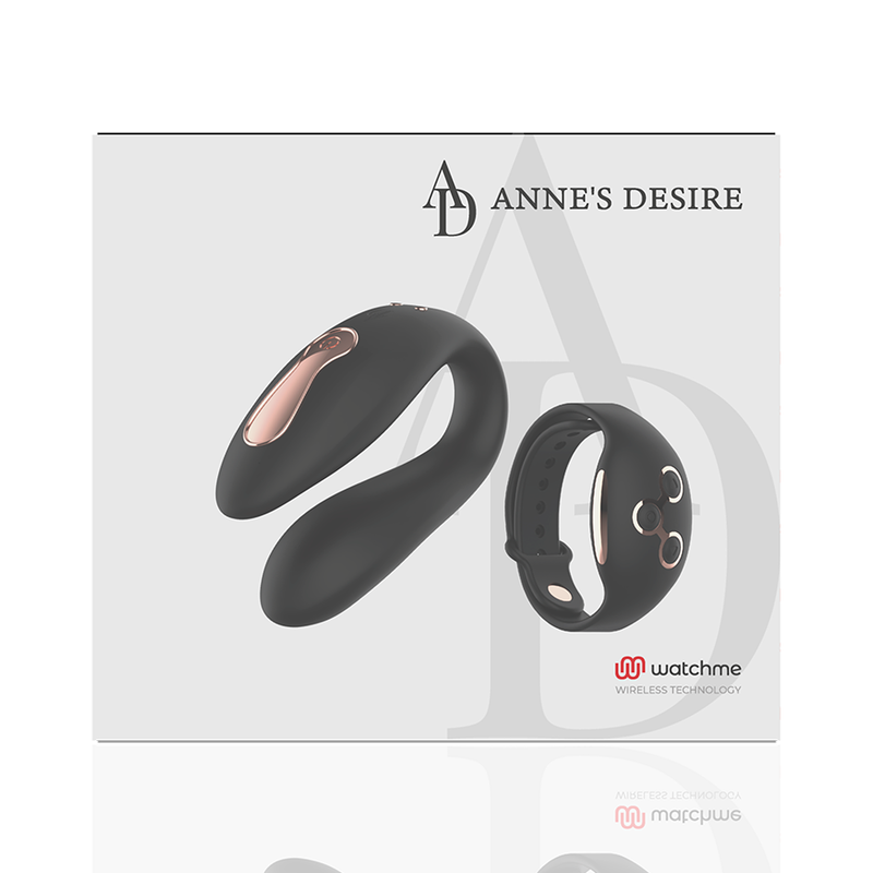 ANNE'S DESIRE - DUAL PLEASURE TECHNOLOGY WATCHME BLACK/GOLD