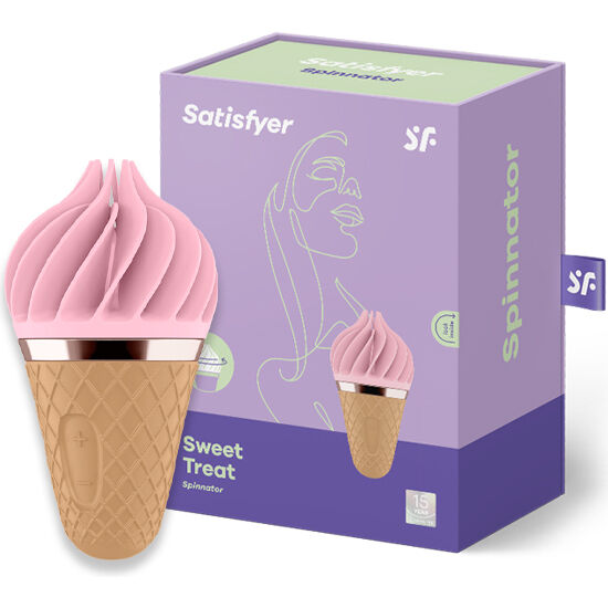 SATISFYER - SWEET TREAT SPINNATOR BROWN &amp; PINK