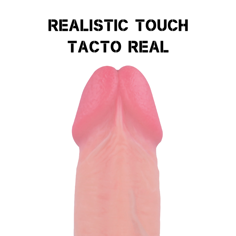 ROCKARMY - ARNÉS + DUAL DENSITY CRUSADER DILDO REALISTA 21.5 CM -O- 4.46 CM