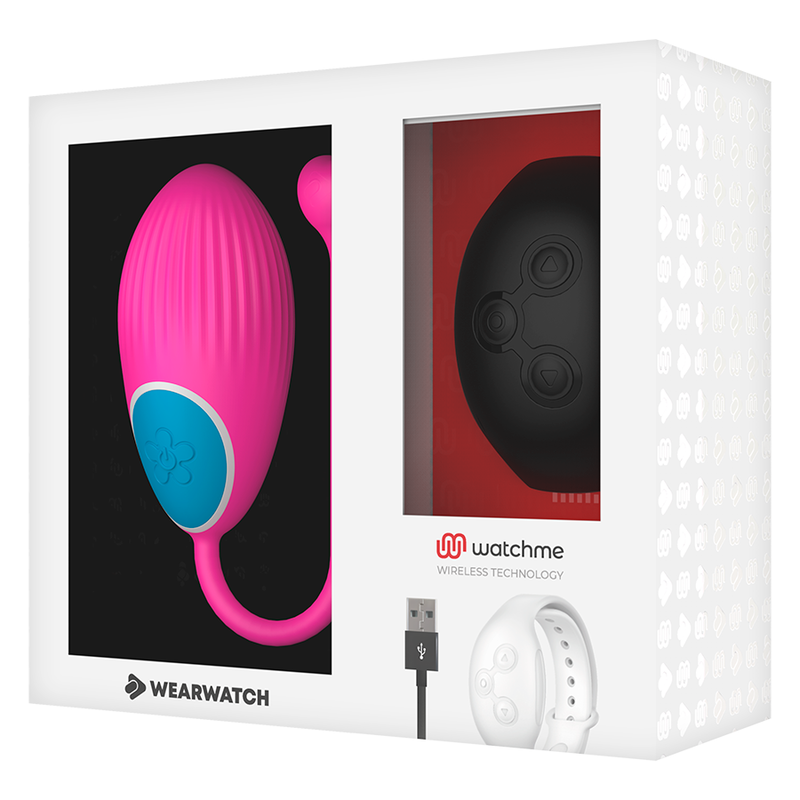 WEARWATCH - HUEVO CONTROL REMOTO TECHNOLOGY WATCHME FUCSIA / AZABACHE